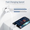 Chargeur for iPhone, Prise USB avec Cable 2M pour iPhone 8 7 6 6S Plus XR X XS 11 12 13 14 Pro Max Mini SE 5 5S, Pad, 2-Pack 5V 