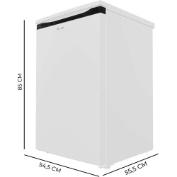 Cecotec congélateur vertical de table de 85l bolero coolmarket tf 85 blanc e. hauteur 84,5 cm et largeur 54,9 cm, basse consomma