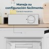 Cecotec congélateur vertical de table de 85l bolero coolmarket tf 85 blanc e. hauteur 84,5 cm et largeur 54,9 cm, basse consomma