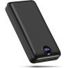 Batterie externe 50000mah charge rapide,power bank grande capacité 22,5w,usb-c avec 3 sorties & 2 entrées chargeur portable écra