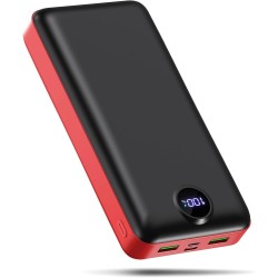 Pdbest batterie externe 50000mah charge rapide,power bank grande capacité avec 3 sorties & 2 entrées 22,5w,usb-c chargeur portab