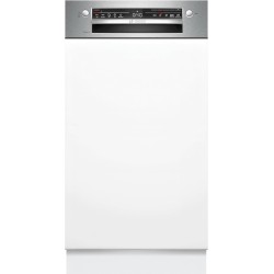 Bosch SPI2HKS42E, Série 2, Lave-vaisselle encastrable, 45 cm, 10 couverts, Home Connect, Bandeau metallic