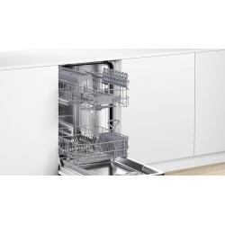 Bosch SPI2HKS42E, Série 2, Lave-vaisselle encastrable, 45 cm, 10 couverts, Home Connect, Bandeau metallic