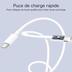 25W Chargeur USB C Secteur Charge Rapide pour Samsung Galaxy S25/S24/S23/S22/S21 Ultra/S20/S20+/Note 20/10/9/8/A73/A53/A52/S10/S