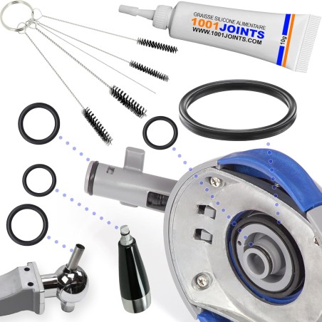KIT 5 Joints D'ÉTANCHÉITÉ pour PERFECTDRAFT HD3720 HD3620 HD3610 HD3600 Compatible avec Le Bec VERSEUR ET Le Robinet DE TIREUSE 