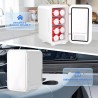 YASHE Mini réfrigérateur, 6 litres/8 canettes 220-240 V AC/DC Réfrigérateur thermoélectrique portable pour chambre à coucher, so