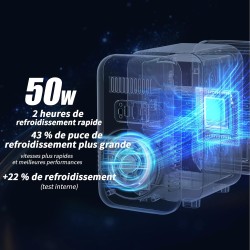 YASHE Mini réfrigérateur, 6 litres/8 canettes 220-240 V AC/DC Réfrigérateur thermoélectrique portable pour chambre à coucher, so