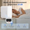 YASHE Mini réfrigérateur, 6 litres/8 canettes 220-240 V AC/DC Réfrigérateur thermoélectrique portable pour chambre à coucher, so