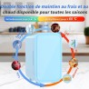 YASHE Mini réfrigérateur, 6 litres/8 canettes 220-240 V AC/DC, réfrigérateur thermoélectrique portable pour chambre à coucher, s