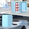 YASHE Mini réfrigérateur, 6 litres/8 canettes 220-240 V AC/DC, réfrigérateur thermoélectrique portable pour chambre à coucher, s