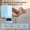 YASHE Mini réfrigérateur, 6 litres/8 canettes 220-240 V AC/DC, réfrigérateur thermoélectrique portable pour chambre à coucher, s