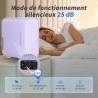 YASHE Mini réfrigérateur, 6 litres/8 canettes 220-240 V AC/DC, réfrigérateur thermoélectrique portable pour chambre à coucher, s