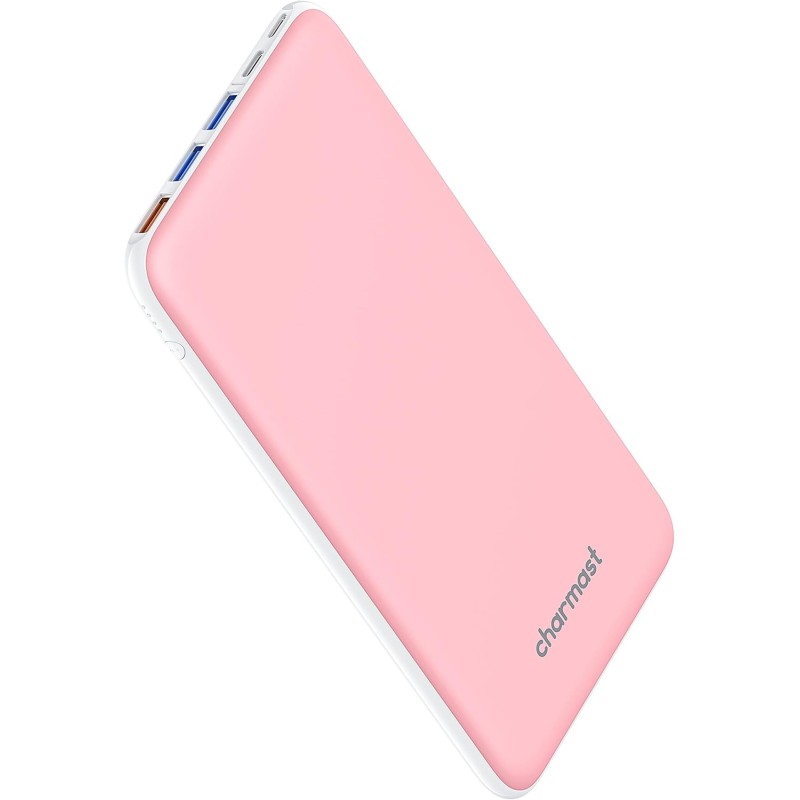 Batterie Externe 26800mAh Power Bank Chargeur Portable Li-Polymère Autorisé en Avion avec 4 Sorties et 3 Entrées Compatible avec