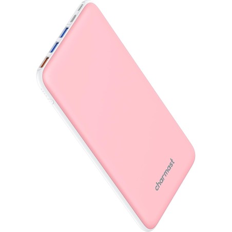 Batterie Externe 26800mAh Power Bank Chargeur Portable Li-Polymère Autorisé en Avion avec 4 Sorties et 3 Entrées Compatible avec