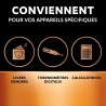 DURACELL LR44 Piles alcalines spéciales 1,5V (A76) (Lot de 4) – JUSQU'A +50% DE Puissance – pour thermomètres, calculatrices, Mo