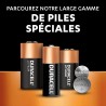 DURACELL LR44 Piles alcalines spéciales 1,5V (A76) (Lot de 4) – JUSQU'A +50% DE Puissance – pour thermomètres, calculatrices, Mo