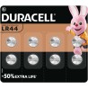 DURACELL LR44 Piles alcalines spéciales 1,5V (A76) (Lot de 8) – JUSQU'A +50 % DE PUISSANCE – Pour thermomètres, calculatrices, m