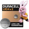 DURACELL LR54 Piles alcalines spéciales 1,5V (189/LR1130) (Lot de 2) – Longue durée – Pour thermomètres, calculatrices, montres,