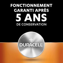 DURACELL LR54 Piles alcalines spéciales 1,5V (189/LR1130) (Lot de 2) – Longue durée – Pour thermomètres, calculatrices, montres,