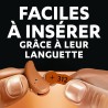 Duracell Piles pour appareils auditifs taille 312 (lot de 60) +50 % de longévité, installation facile, emballage 100 % recyclabl