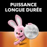 DURACELL 2016 Piles Boutons au lithium 3V (lot de 4) - Longue durée garantie - Technologie sécurité enfant - Pour clés électroni