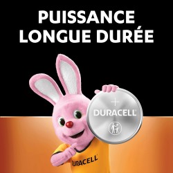 DURACELL 2450 Piles Boutons Lithium 3V (lot de 2) - Longue durée - Clés électroniques, dispositifs domestiques, balances et capt