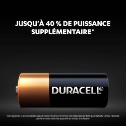 Duracell N Pile alcaline 1,5V, lot de 2 (E90 / LR1), pour lampes de poche, calculatrices et phares de vélo