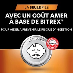 DURACELL 2025 Piles Boutons au lithium 3V (lot de 4) jusqu’à +70 % de longévité - Technologie Sécurité Enfant - Pour clés électr