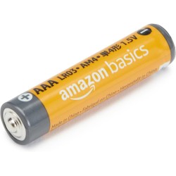 Amazon Basics Lot de 20 piles alcalines AAA haute performance, 1,5 V, durée de conservation de 10 ans