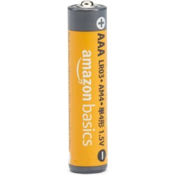 Amazon Basics Lot de 24 piles alcalines haute performance AA et AAA, format économique, 12 piles AA et 12 piles AAA, 1,5 V, duré