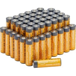 Amazon Basics Lot de 48 piles alcalines AA haute performance, 1,5 V, durée de conservation de 10 ans