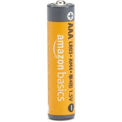 Amazon Basics Lot de 100 piles alcalines AAA haute performance, 1,5 V, durée de conservation de 10 ans