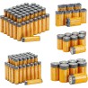 Amazon Basics Lot de 108 piles alcalines, format super économique, 48 AA + 36 AAA + 8 C + 8 D + 8 9 V