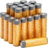 Amazon Basics Lot de 20 piles alcalines AA haute performance, 1,5 V, durée de conservation de 10 ans