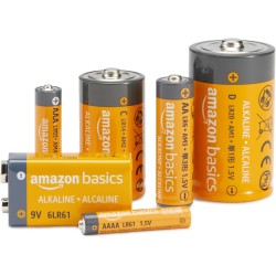 Amazon Basics Lot de 20 piles alcalines AA haute performance, 1,5 V, durée de conservation de 10 ans