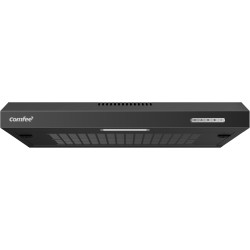COMFEE'SLIF17B-60 LED,Hotte aspirante 60 cm, sous comptoir, 2 modes d'aspiration - 3 niveaux de vitesse - Noir