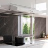 Cecotec hotte aspirante 60cm wide bolero flux cm 602200 blanc b. suction power 220m3/h, 70w motor, low consumption, mechanical c