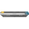 Cecotec Hotte Aspirante 60cm Wide Bolero Flux CM 602200 Inox B. Suction Power 220m3/h, 70W Motor, Low Consumption, Mechanical Co