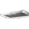 Cecotec Hotte Aspirante 60cm Wide Bolero Flux CM 602200 Inox B. Suction Power 220m3/h, 70W Motor, Low Consumption, Mechanical Co