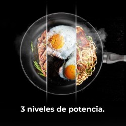 Cecotec Hotte Aspirante 60cm Wide Bolero Flux CM 602200 Inox B. Suction Power 220m3/h, 70W Motor, Low Consumption, Mechanical Co