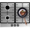 Cecotec Plaque à Bolero Squad G 3200F Inox. Plaque à gaz avec 3 feux, finition inox, grilles en fonte, puissance de 6250W, allum