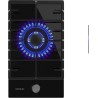 Cecotec plaque de gaz butane et naturel 1 feu bolero squad g 1200f glass noir. 3500 w, verre noir, grilles complètes en fonte, w