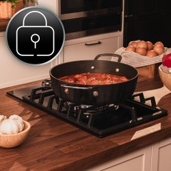 Cecotec plaque de gaz butane et naturel 1 feu bolero squad g 1200f glass noir. 3500 w, verre noir, grilles complètes en fonte, w