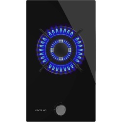 Cecotec plaque de gaz butane et naturel 1 feu bolero squad g 1200s glass noir. 3500 w, verre noir, grilles individuelles en font