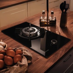 Cecotec plaque de gaz butane et naturel 1 feu bolero squad g 1200s glass noir. 3500 w, verre noir, grilles individuelles en font