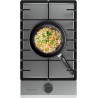 Cecotec Plaque de Gaz Butane et Naturel 1 Feu Bolero Squad G 1200F Inox. 3500 W, Acier Inox, Grilles Complètes en Fonte, Brûleur