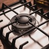 Cecotec Plaque de Gaz Butane et Naturel 1 Feu Bolero Squad G 1200F Inox. 3500 W, Acier Inox, Grilles Complètes en Fonte, Brûleur