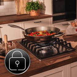 Cecotec Plaque de Gaz Butane et Naturel 1 Feu Bolero Squad G 1200F Inox. 3500 W, Acier Inox, Grilles Complètes en Fonte, Brûleur