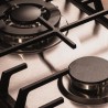 Cecotec Plaque de Gaz Butane et Naturel 2 Feux Bolero Squad G 2200F Inox. 5250 W, Acier Inox, Grilles Complètes en Fonte, Brûleu