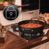 Cecotec Plaque de Gaz Butane et Naturel 2 Feux Bolero Squad G 2200S Inox. 5250 W, Acier Inox, Grilles Individuelles en Fonte, Br